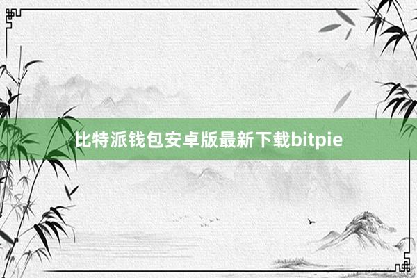 比特派钱包安卓版最新下载bitpie